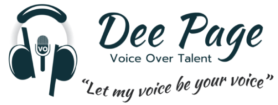 Dee Page Voice Over Talent Logo - let my voice be your voice